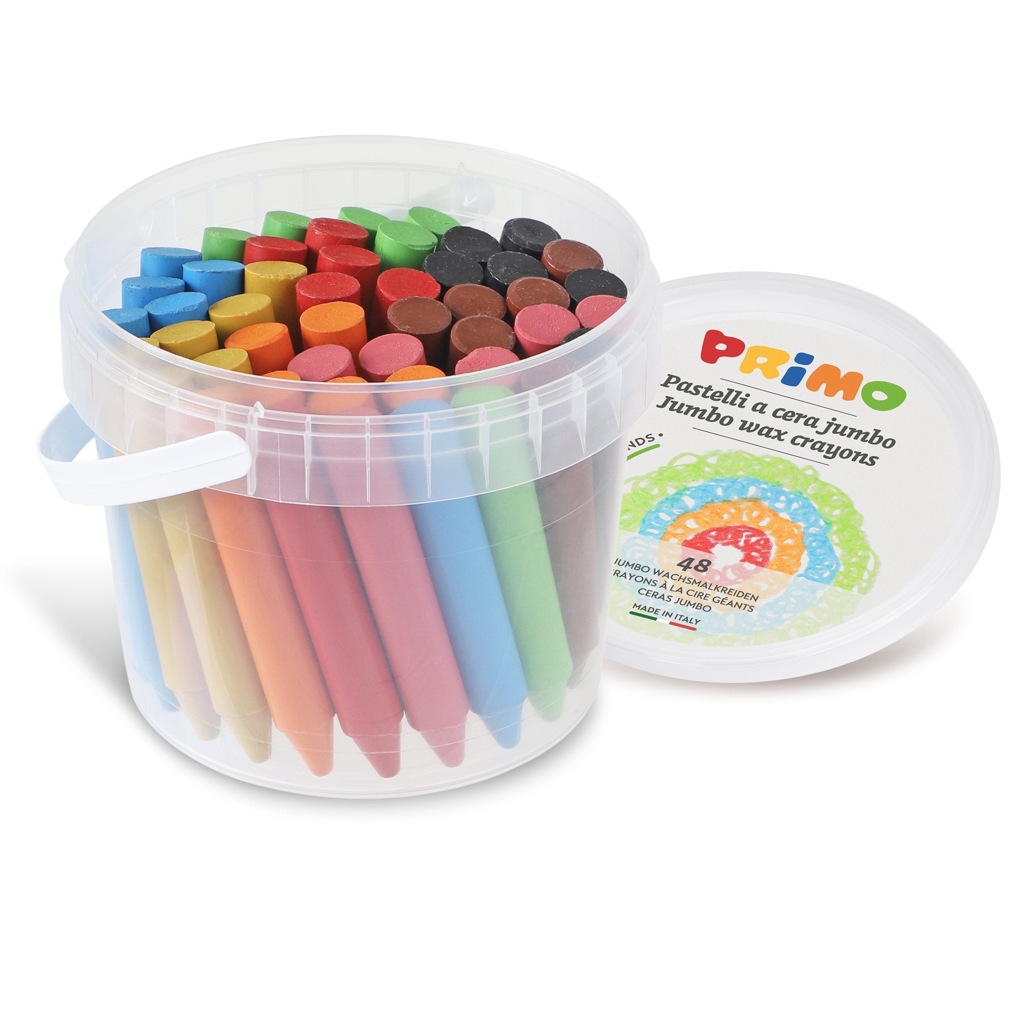 primo-morocolor-secchiello-48-pastelli-cera-jumbo-d13mm-85mm-12colori-primo