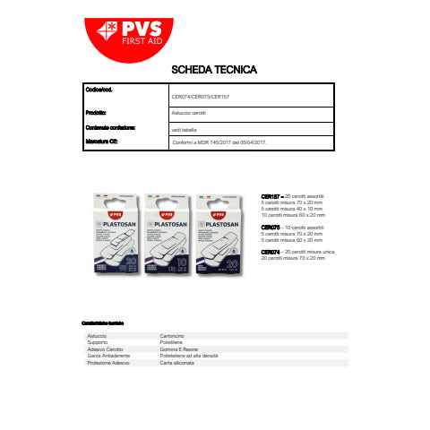 pvs-cerotti-classici-medi-20x70-mm-conf-20-pz-cer074