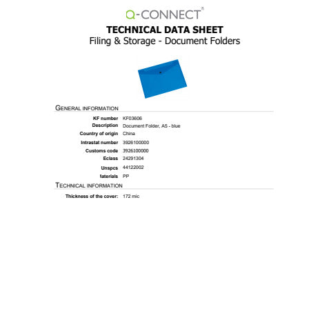 q-connect-busta-portadocumenti-bottone-a5-pp-blu-kf03606