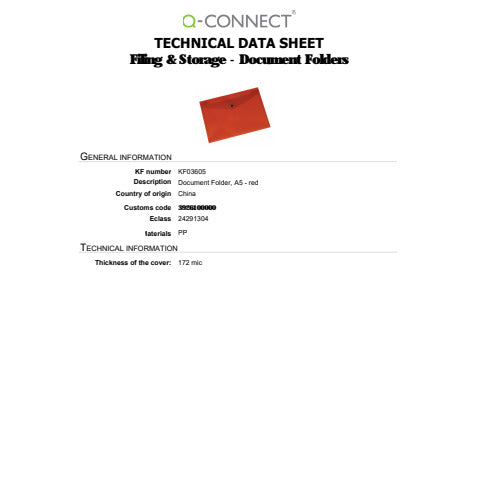 q-connect-busta-portadocumenti-bottone-a5-pp-rosso-kf03605