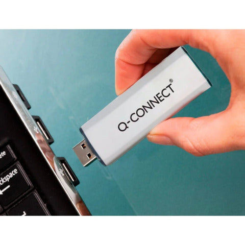 q-connect-chiavetta-usb-super-speed-3-0-argento-nero-32-gb-kf16370