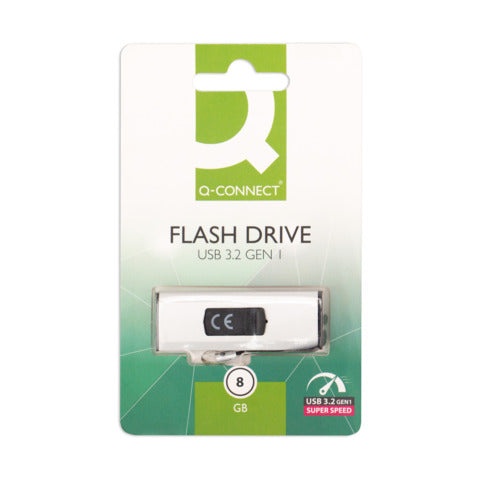q-connect-chiavetta-usb-super-speed-3-0-argento-nero-8-gb-kf16368