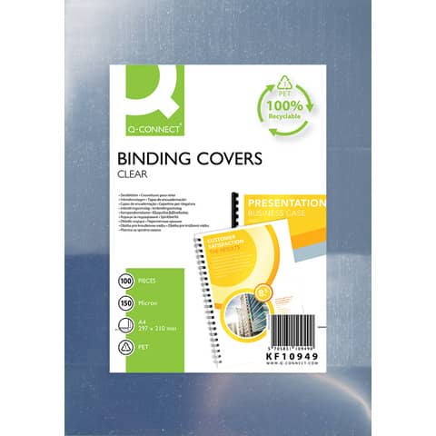 q-connect-copertine-rilegatura-pet-a4-lucide-conf-100-pz-150-micron-kf10949