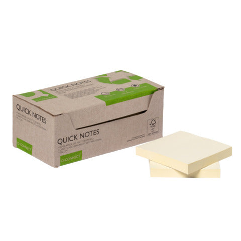 q-connect-foglietti-riposizionabili-riciclati-gialli-conf-12-blocchetti-100-fogli-76x76-mm-kf17321