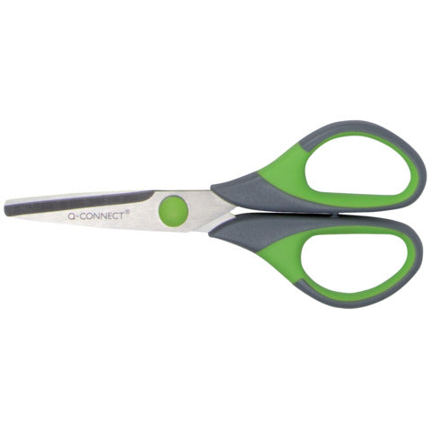 q-connect-forbici-blister-softgrip-lame-simmetriche-grigio-verde-14-cm-kf00752
