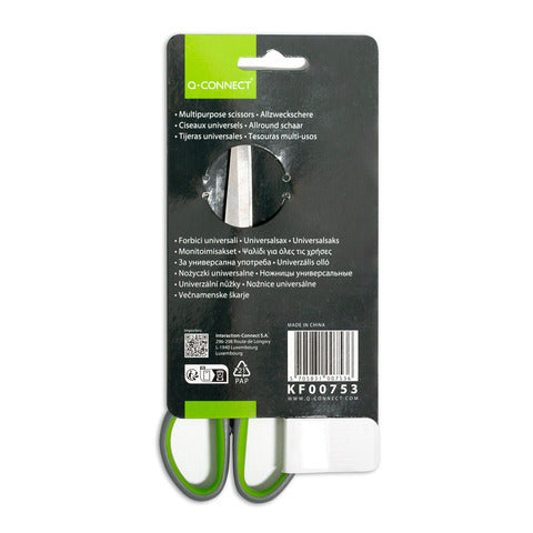 q-connect-forbici-blister-softgrip-lame-simmetriche-grigio-verde-17-5-cm-kf00753