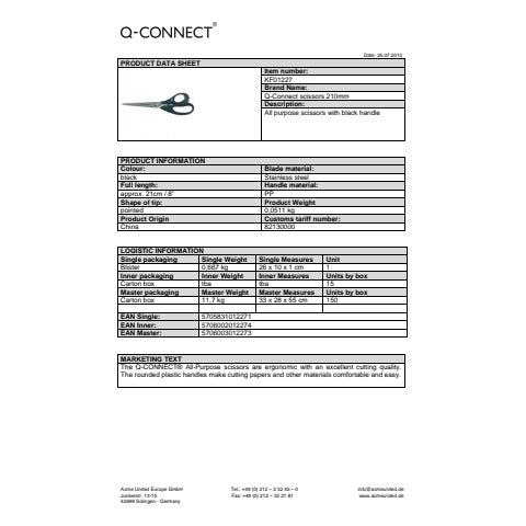 q-connect-forbici-universali-blister-nero-20-5-cm-e-kf01227-ia