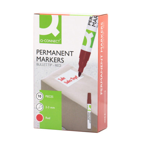 q-connect-marcatore-permanente-fusto-alluminio-punta-conica-4-mm-rosso-kf11710