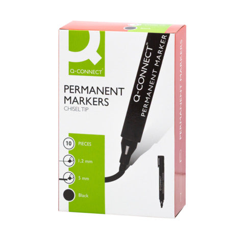 q-connect-marcatore-permanente-punta-scalpello-1-2-5-mm-nero-kf26042