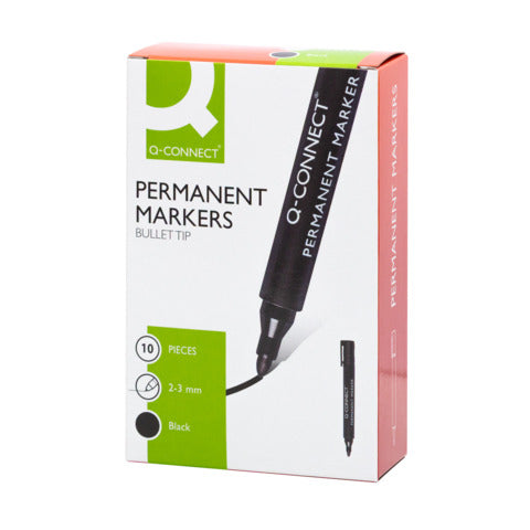 q-connect-marcatore-permanente-punta-tonda-2-3-mm-nero-kf26045