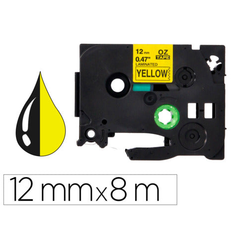 q-connect-nastro-compatibile-brother-tze-631-12-mm-x-8-m-nero-giallo-kf18862