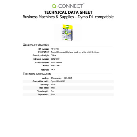 q-connect-nastro-compatibile-dymo-d1-etichettatrici-dymo-label-manager-nero-bianco-6-mm-x-7-m-kf18791
