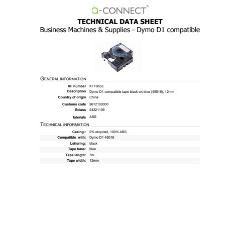 q-connect-nastro-compatibile-etichettatrici-dymo-d1-label-manager-12-mm-x-7-m-nero-blu-kf18853