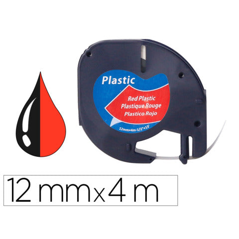 q-connect-nastro-compatibile-etichettatrici-dymo-letratag-nero-rosso-12-mm-x-4-m-kf18843