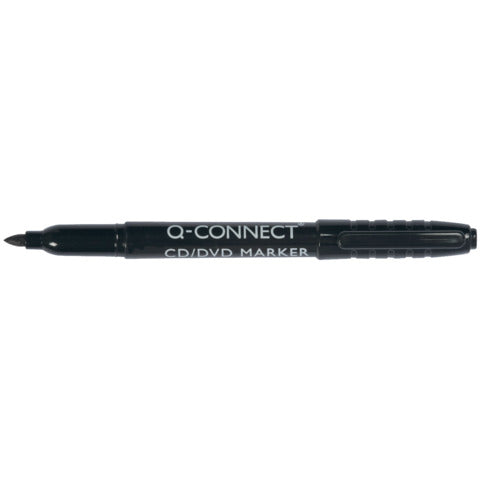 q-connect-pennarello-permanente-cd-punta-tonda-1-mm-nero-kf02300