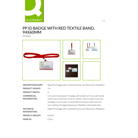 q-connect-portabadge-rigido-pp-94x60-mm-cordoncino-rosso-conf-50-pz-kf03303