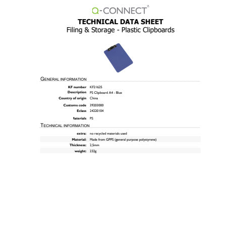 q-connect-portablocco-molla-a4-blu-kf21625