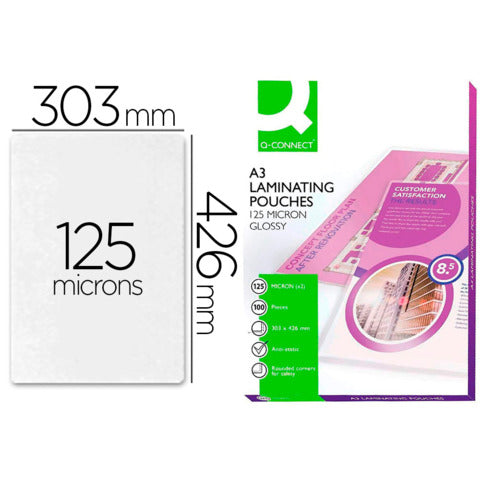 q-connect-pouches-plastificatrici-2x125-m-finitura-lucida-a3-conf-100-pezzi-kf04124