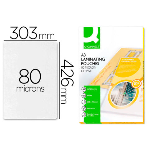 q-connect-pouches-plastificatrici-2x80-m-finitura-lucida-a3-conf-100-pezzi-kf04122