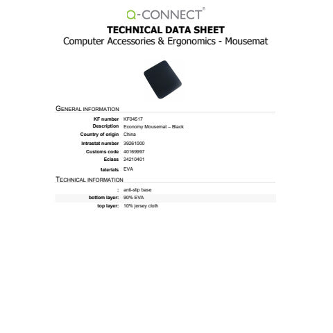 q-connect-tappetino-mouse-23x19x0-6-cm-nero-kf04517