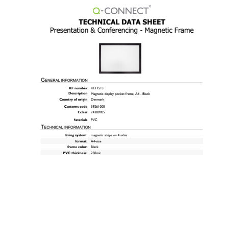 q-connect-tasche-magnetiche-a4-pvc-cornice-nero-conf-2-pz-kf11513