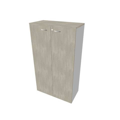 quadrifoglio-armadio-medio-ante-battenti-cemento-scocca-argento-90x45xh-160-cm-linea-practika-ecel90l-cl-aa-cl