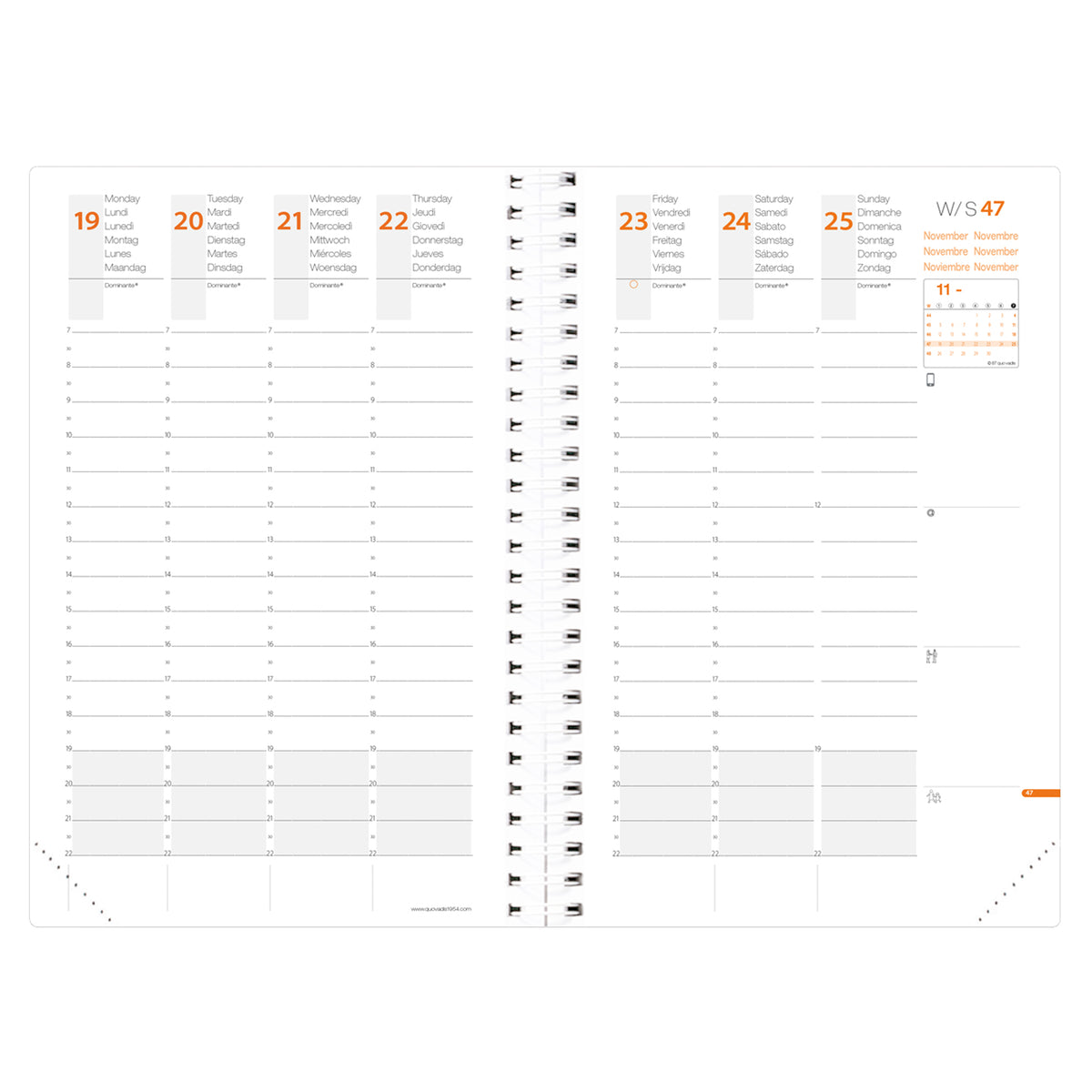 quo-vadis-agenda-settimanale-timelife-pocket-10x15cm-nero-2027-quo-vadis