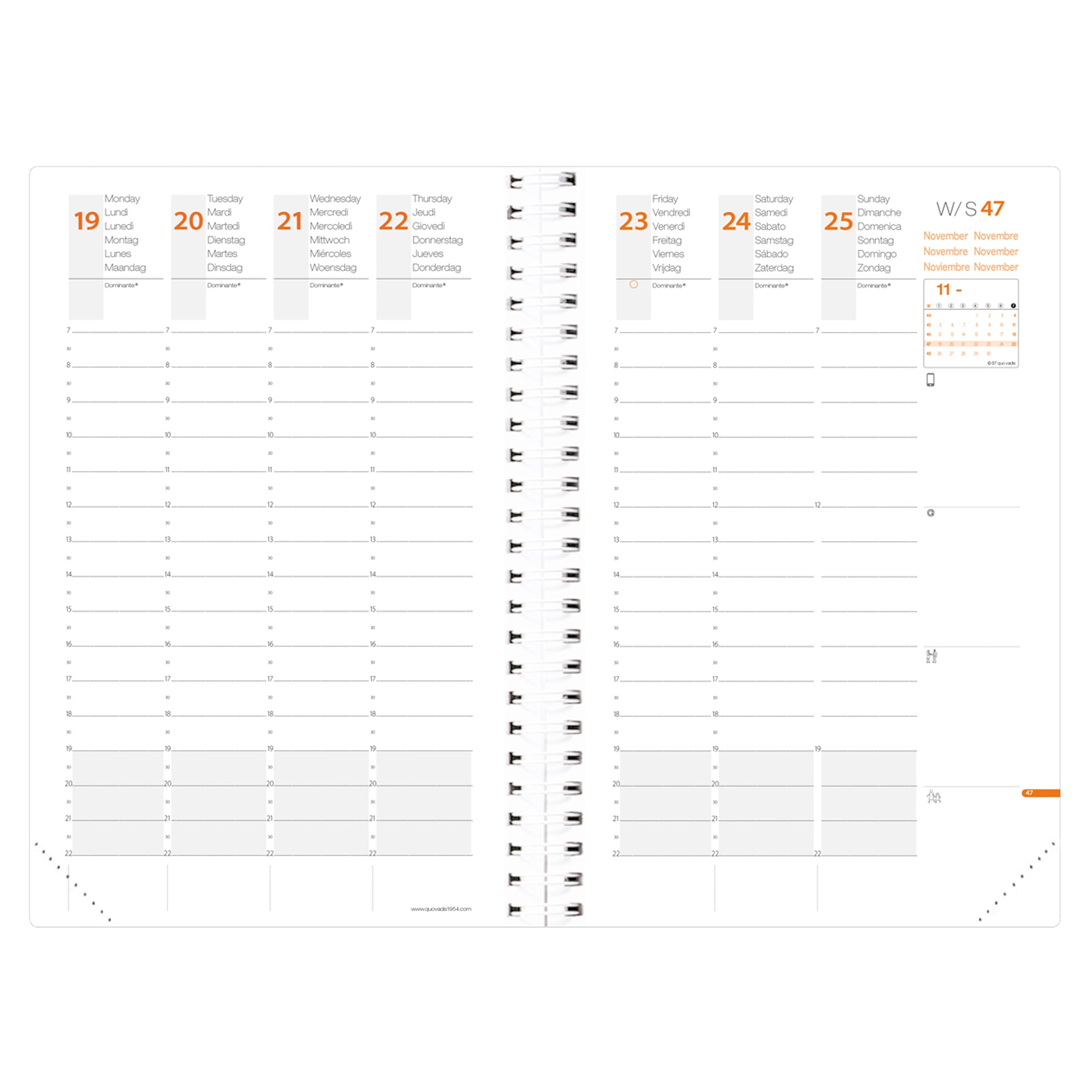 quo-vadis-agenda-settimanale-timelife-pocket-10x15cm-rosa-cangiante-2027-quo-vadis