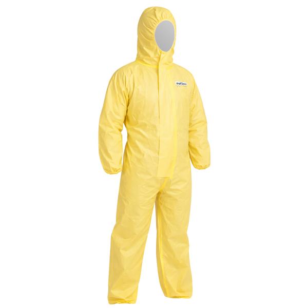 reflexx-tuta-protezione-chimica-cover-3456-pe-plp-taglia-xxl-giallo