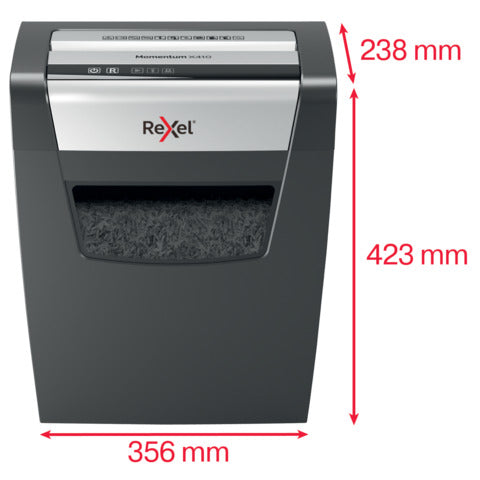 rexel-distruggidocumenti-frammenti-momentum-x312