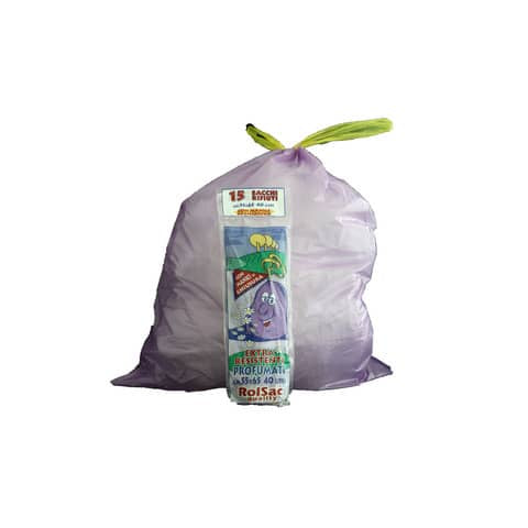 rolsac-quality-sacchi-profumati-55x65-cm-spessore-18-my-44-l-viola-rotolo-15-pezzi-10050