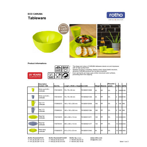 rotho-piatti-piani-caruba-lime-pp-diametro-26-cm-conf-10-pz-f717057