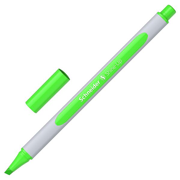 schneider-evidenziatore-shine-up-punta-scalpello-1-4mm-verde