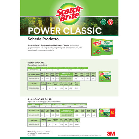 scotch-brite-spugna-abrasiva-scotch-brite-power-classic-antibatterica-conf-21-omaggio-24x110x203-mm-7100316712