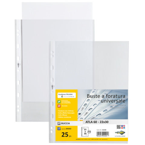 sei-rota-buste-perforazione-universale-rota-atla-22x30-cm-pp-basso-spessore-finitura-goffrata-conf-25-pz-662206