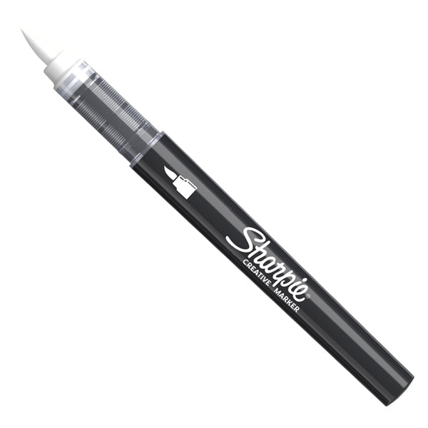 sharpie-marcatore-acrilico-creative-marker-punta-pennello-bianco