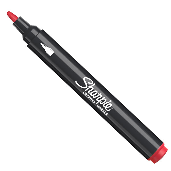 sharpie-marcatore-acrilico-creative-marker-punta-tonda-rosso