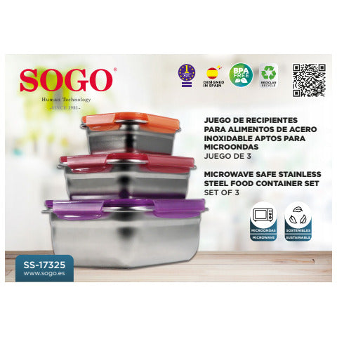 sogo-contenitori-alimenti-acciaio-inossidabile-adatti-microonde-set-3pz-14x8-cm-16x8-5-cm-18x9-5-cm-