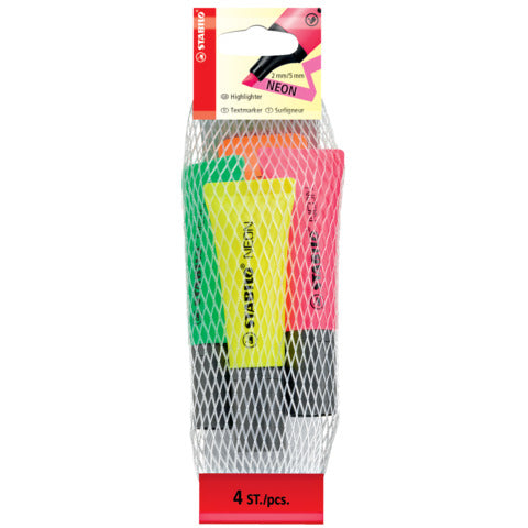 stabilo-busta-4-evidenziatore-neon-colori-assortiti-72-24