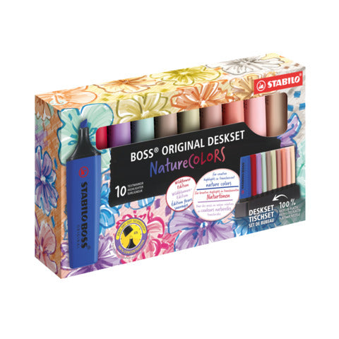 stabilo-desk-set-10-evidenziatori-boss-nature-colors-wildflowers-edition-2-5-mm-assortiti-7010-3-5