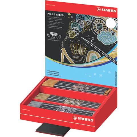 stabilo-display-banco-pen-68-metallic-60-pezzi-colori-assortiti-68-60-8-1