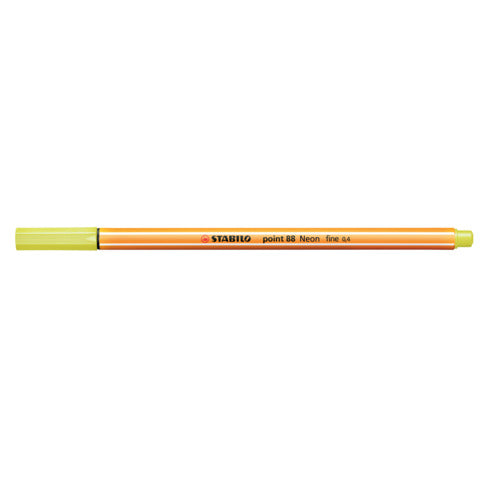 stabilo-fineliner-point-88-0-4-mm-giallo-neon-88-024