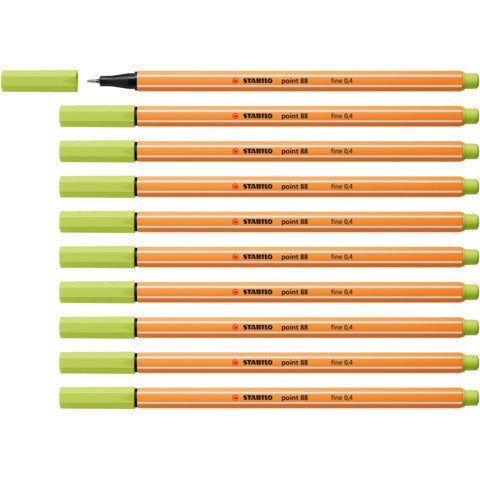 stabilo-fineliner-point-88-0-4-mm-lime-88-14