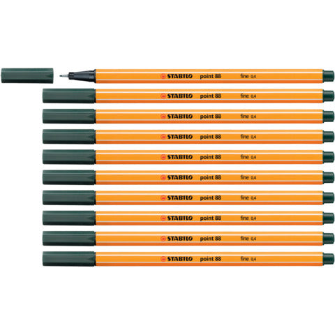 stabilo-fineliner-point-88-0-4-mm-verde-oliva-88-63
