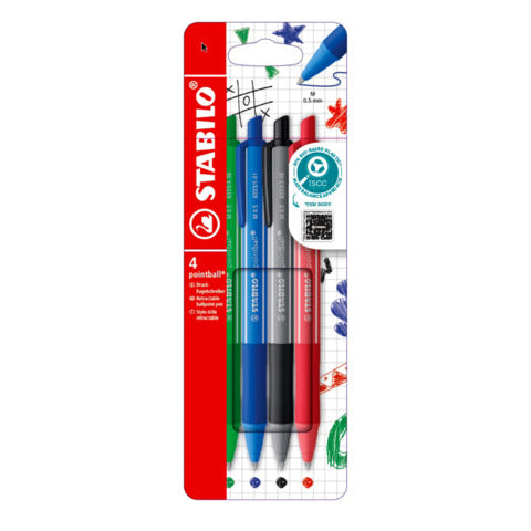 stabilo-penna-sfera-scatto-pointball-colorful-0-5-mm-assortiti-conf-4-pezzi-6033-4