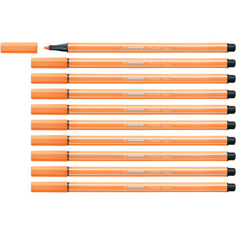 stabilo-pennarelli-pen-68-1-mm-arancio-fluo-68-054