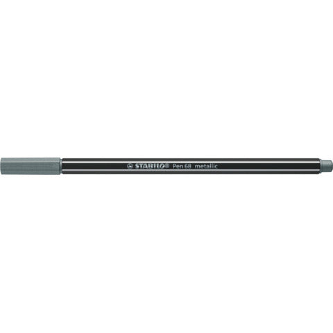 stabilo-pennarelli-pen-68-metallic-1-mm-argento-68-805