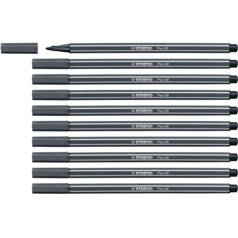 stabilo-pennarelli-pen-68-tratto-1-mm-grigio-freddo-profondo-68-97