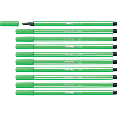 stabilo-pennarelli-pen-68-tratto-1-mm-verde-foglia-68-43
