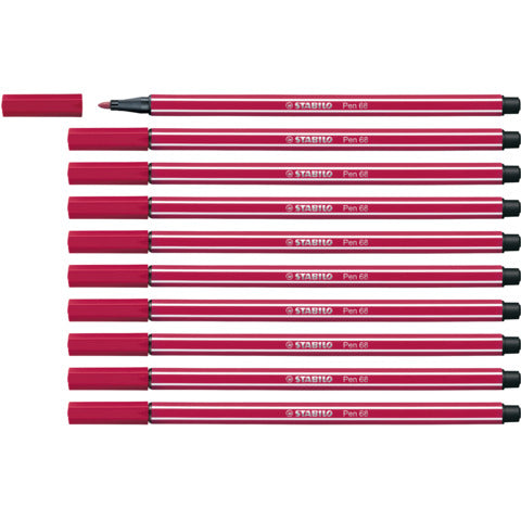 stabilo-pennarello-pen-68-1-mm-rosso-scuro-68-50